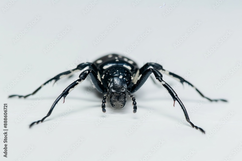 A detailed shot of a spider beetle on a white back 74 3 spider, insect, macro, animal, arachnid, isolated, bug, nature, white, brown, white background, arachnophobia, predator, scary, closeup, wildlif A detailed shot of a spider beetle on a white back 74 3 spider, insect, macro, animal, arachnid, isolated, bug, nature, white, brown, white background, arachnophobia, predator, scary, closeup, wildlif