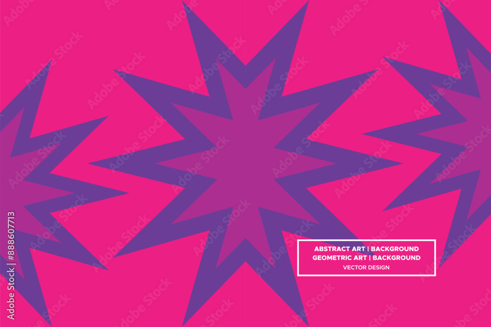 Triangle Star Shapes Red and Purple Colors Modern Abstract Background Geometric Background Triangle Star Shapes Red and Purple Colors Modern Abstract Background Geometric Background