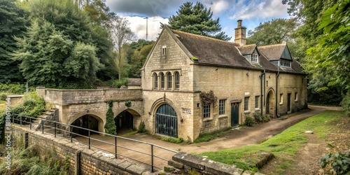 Historic North Hinksey Conduit House in Oxford, England , English Heritage, architecture, landmark photo