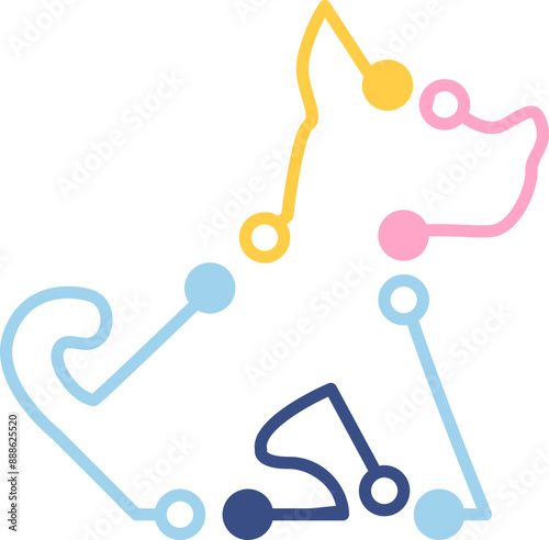 High resolution vector illustration about pets