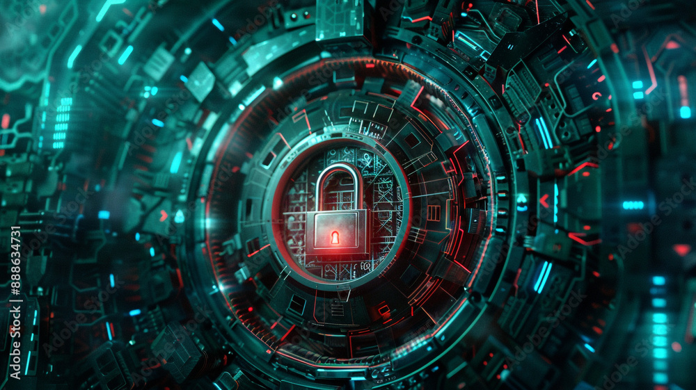 Cyber security concept. Blue lock symbol, point connecting network on blue background. blue background, padlock with lock, cybersecurity, cybersecurity background, padlock icon, digital security, Cyber security concept. Blue lock symbol, point connecting network on blue background. blue background, padlock with lock, cybersecurity, cybersecurity background, padlock icon, digital security,