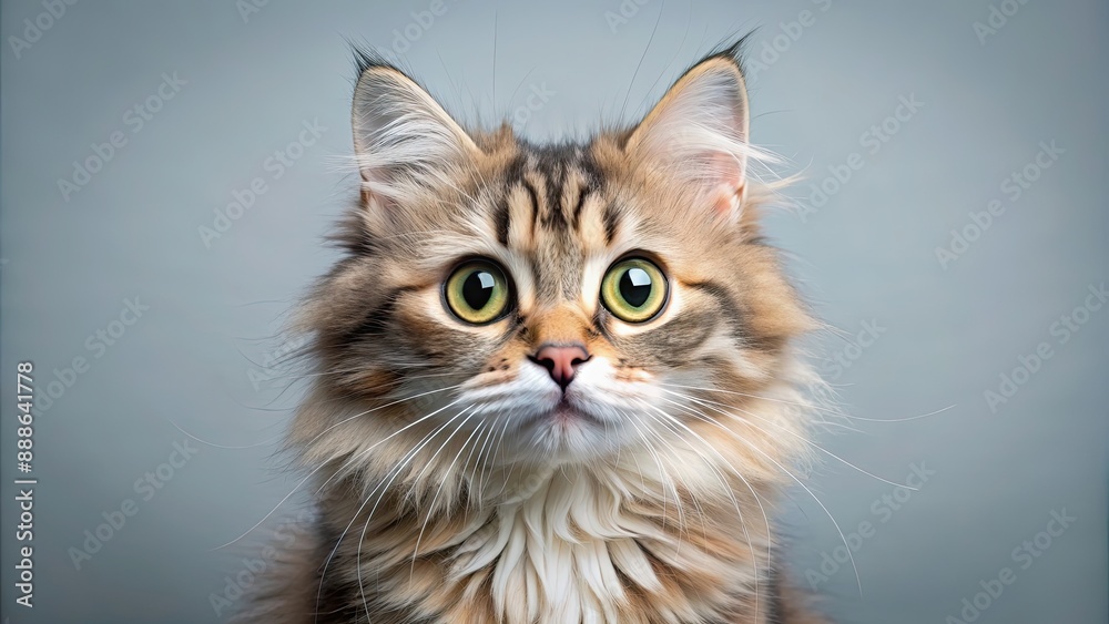 Adorable fluffy cat with big eyes and playful expression, cute, cat, animal, pet, adorable, fluffy, big eyes, playful, feline Adorable fluffy cat with big eyes and playful expression, cute, cat, animal, pet, adorable, fluffy, big eyes, playful, feline