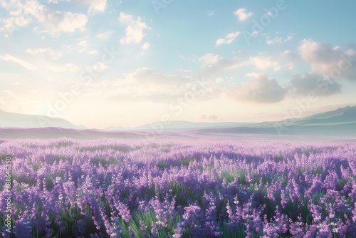 Lavender background for beauty items