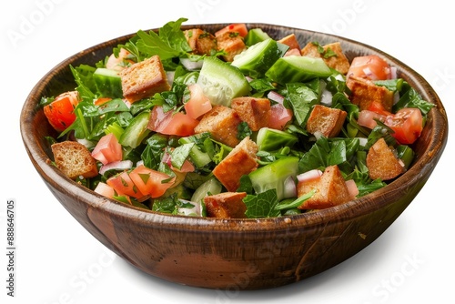 Wallpaper Mural Lebanese salad isolated on white background with clipping path Torontodigital.ca