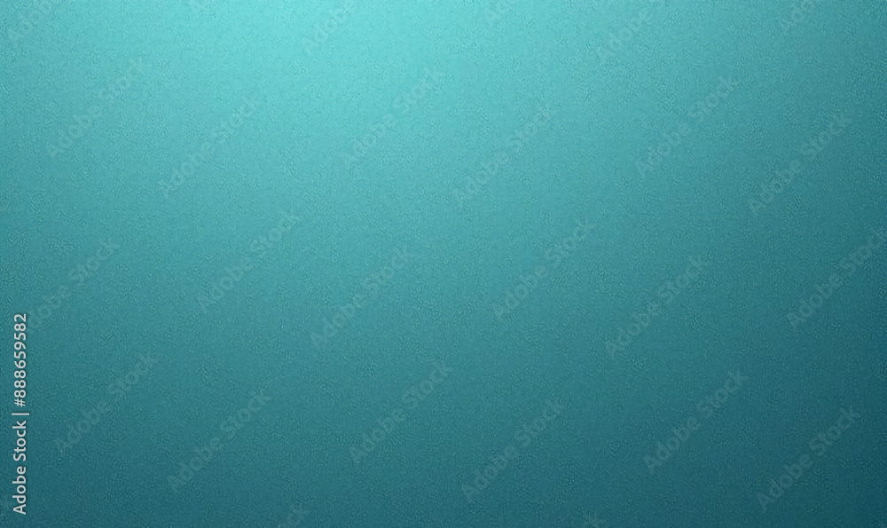 Blue green grainy color gradient background teal turquoise glowing noise texture poster backdrop designm copy space.	