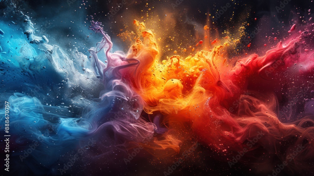 Abstract Art: A Symphony of Colors Abstract Art: A Symphony of Colors