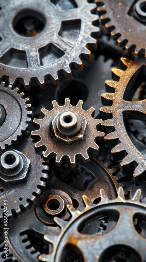 Gears of Efficiency: Time Management Mastery and Productivity Emblems in a Professional Setting Gears of Efficiency: Time Management Mastery and Productivity Emblems in a Professional Setting