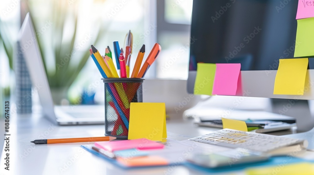 Minimalist home office workspace with Organized Workspace Essentials Minimalist home office workspace with Organized Workspace Essentials