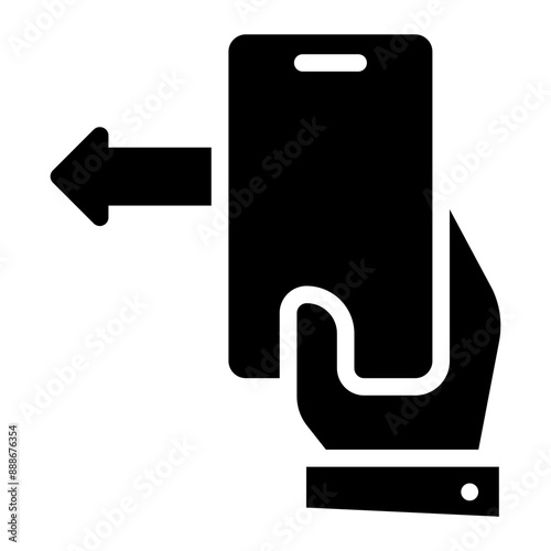 phone glyph icon