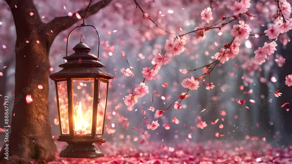 Lantern with cherry trees and leaves of cherry trees far away Heavy rain with candles indoors, equipped with lanterns. Heavy rain in the middle of the forest with a romantic atmosphere, Lantern with cherry trees and leaves of cherry trees far away Heavy rain with candles indoors, equipped with lanterns. Heavy rain in the middle of the forest with a romantic atmosphere,