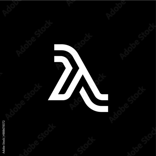 lambda logo vector icon illustration