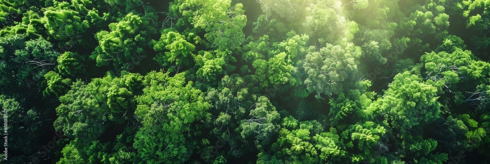 Lush Green Forest Canopy: A Symbolic Embrace of Nature Conservation, Habitat Awareness, and Afforestation Endeavors Lush Green Forest Canopy: A Symbolic Embrace of Nature Conservation, Habitat Awareness, and Afforestation Endeavors