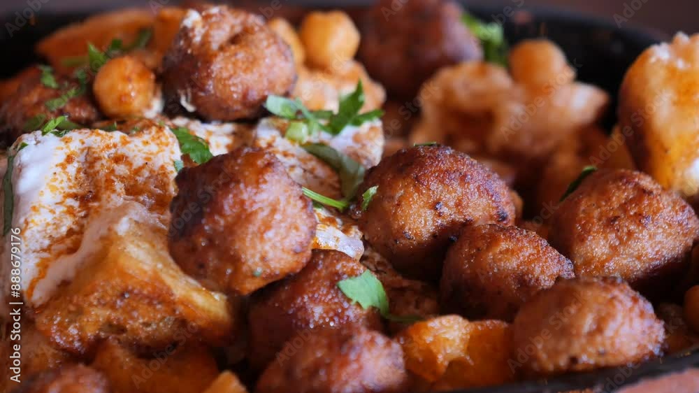 closeup of Turkey Meatballs on a plate closeup of Turkey Meatballs on a plate