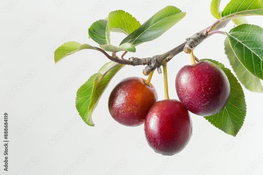 Obraz premium Ziziphus genus with spiny shrubs and trees