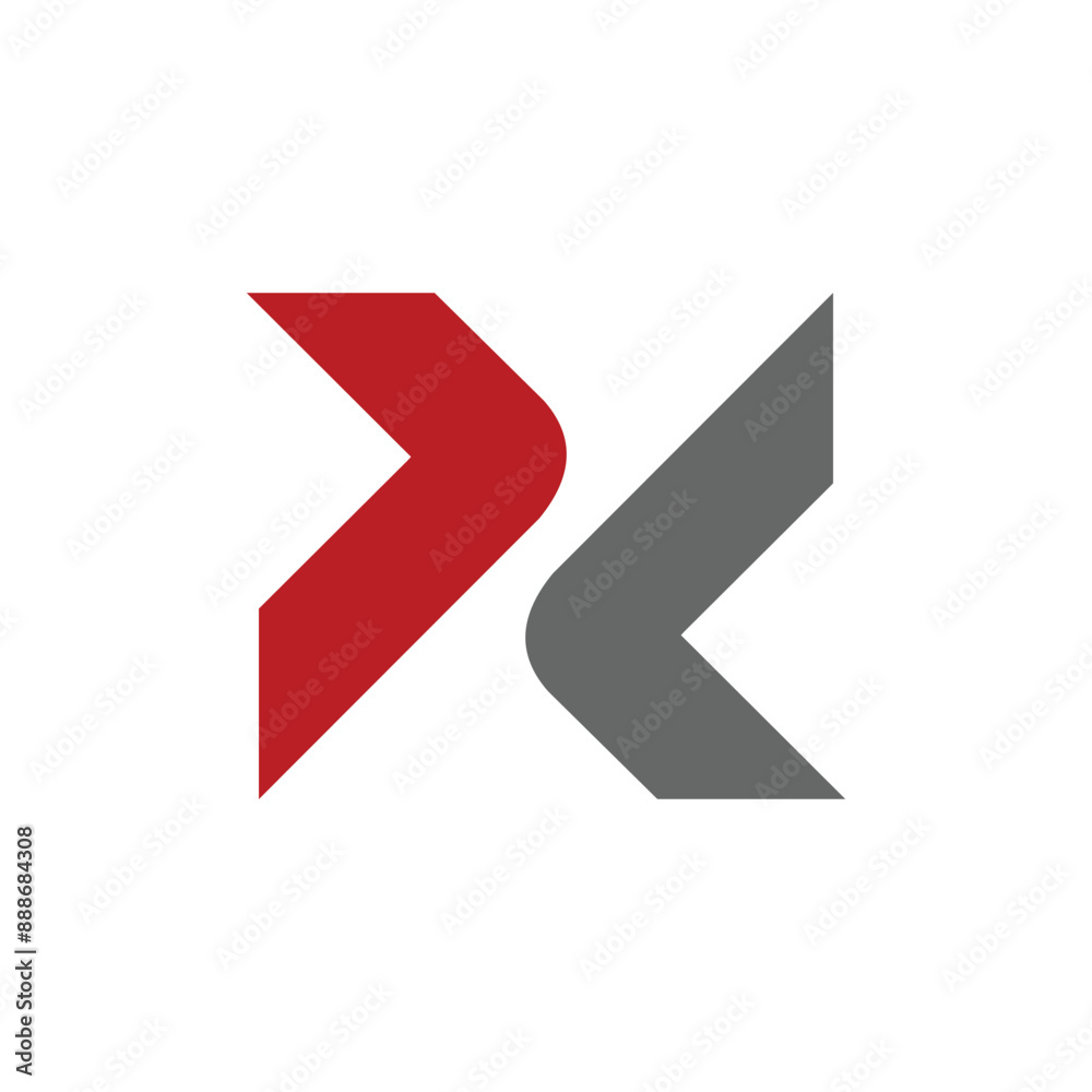 Fototapeta premium letter x logo design