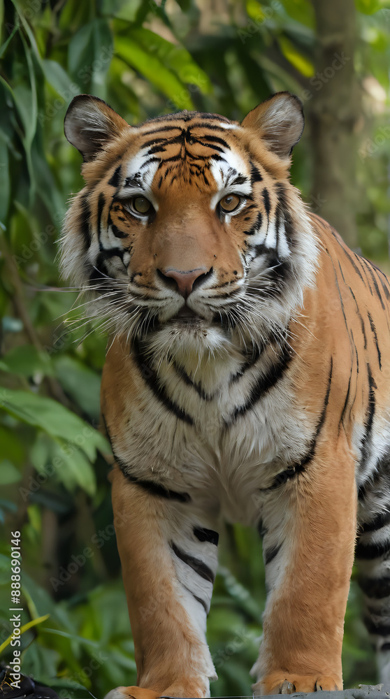 Fototapeta premium tiger in zoo