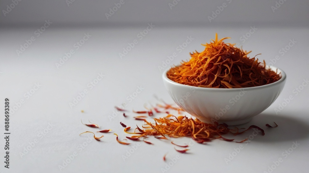 Fototapeta premium saffron in a bowl