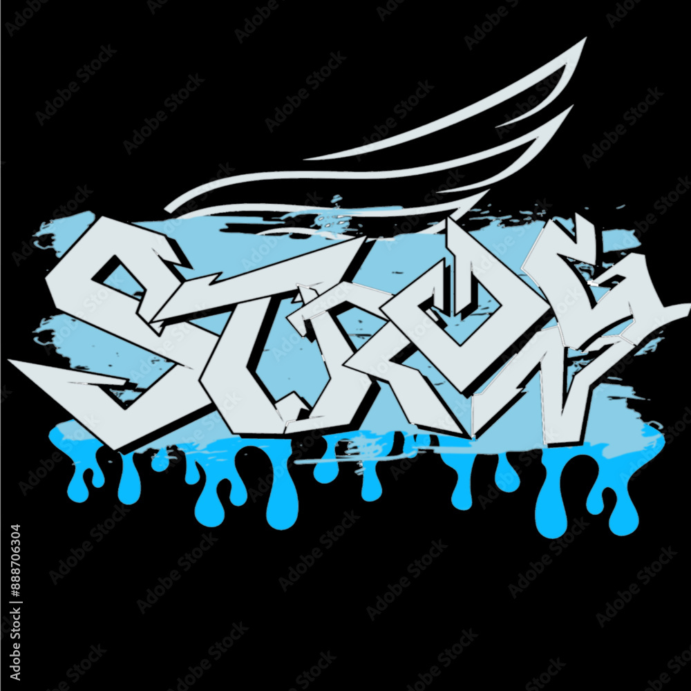 Grafitty vektor grafitty ilustration 
