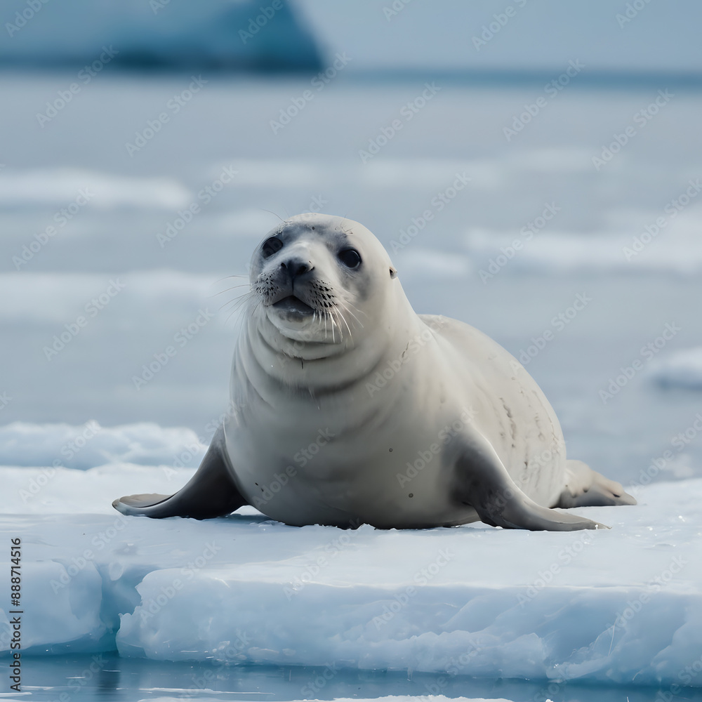 Fototapeta premium seal on the beach