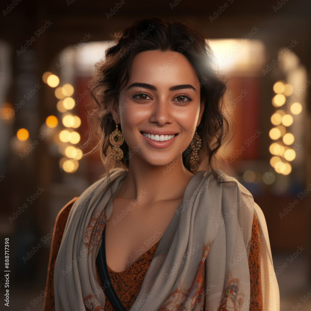 High Quality Photo of Excited and Beautiful Pakistani Woman High Quality Photo of Excited and Beautiful Pakistani Woman