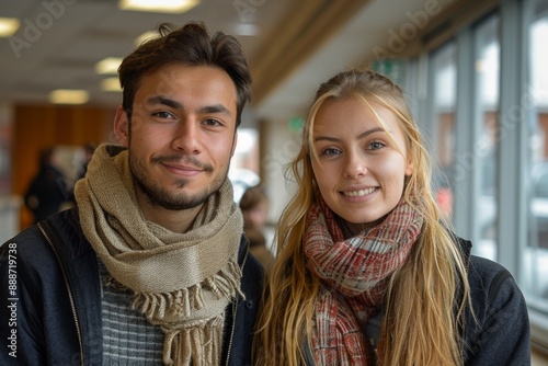 Happy Young Adults and Senior Mentors Collaborating in Technology and Coding Projects