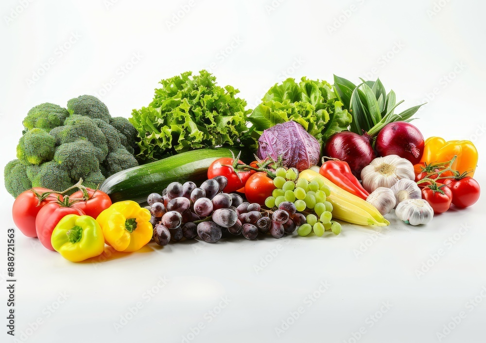 Assorted Snacks Food and Treats on White Background Assorted Snacks Food and Treats on White Background