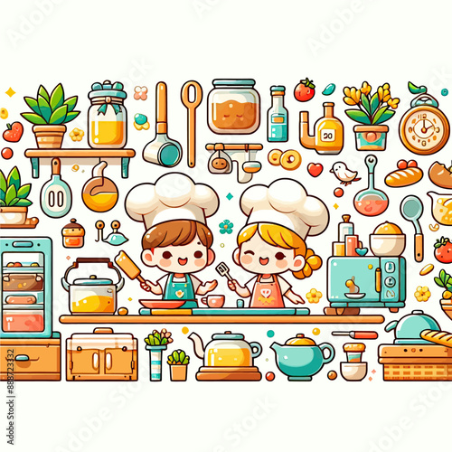 kitchen-vector  complete accessorize 