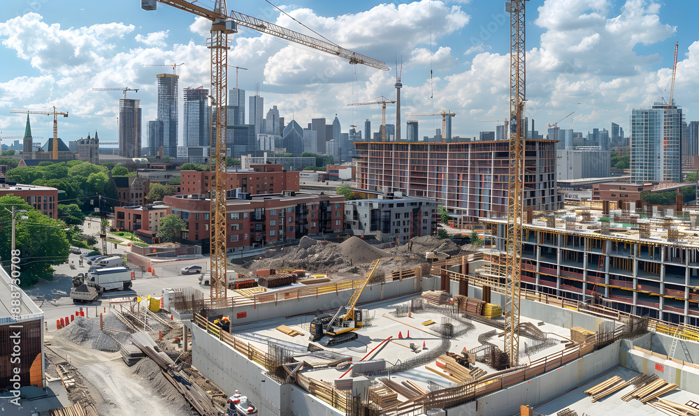 Fototapeta premium engineering and construction concept.
