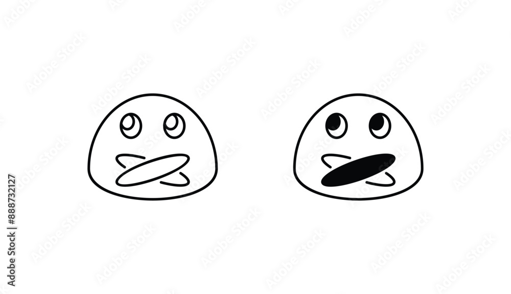 Mute icon design with white background stock illustration Mute icon design with white background stock illustration