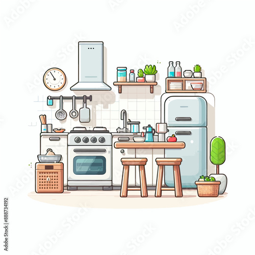 kitchen-vector  complete accessorize 