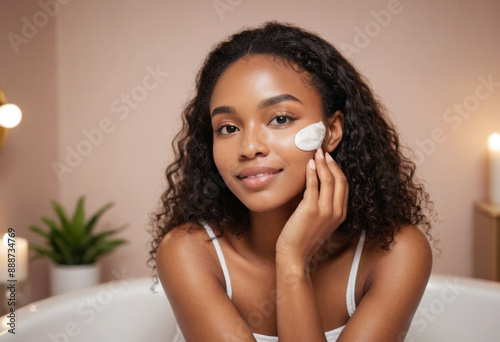  A social media user sharing beauty hacks with a clean 