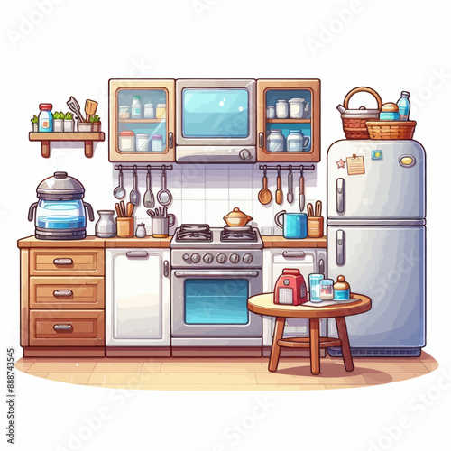 kitchen-vector  complete accessorize 