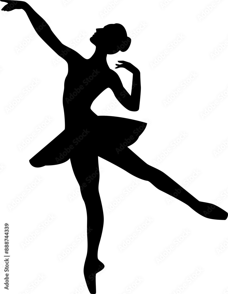 Woman Ballet Silhouette Woman Ballet Silhouette