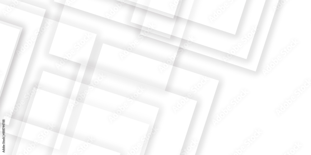 Abstract white and grey geometric overlapping square pattern background with shadow. paper texture design Abstract white background can use for design, background concept, vector illustration. Abstract white and grey geometric overlapping square pattern background with shadow. paper texture design Abstract white background can use for design, background concept, vector illustration.