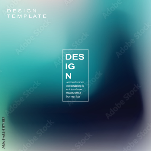 Abstract blurred gradient fluid vector background design wallpaper template