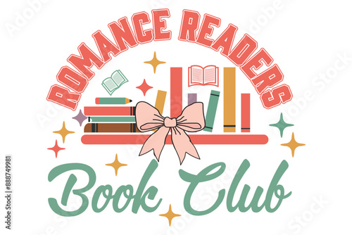 Book Lovers Coquette Social Club Shirt Design