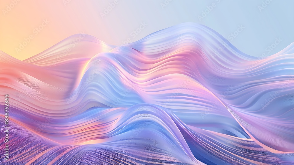Fototapeta premium Abstract Blue Smoke Swirls