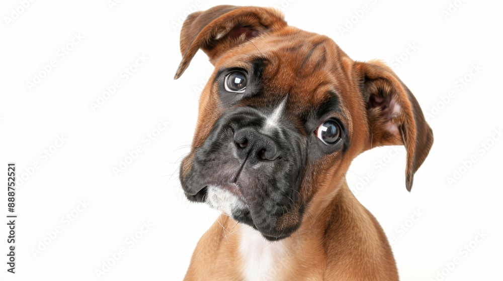 Boxer: Energetic, playful, and loyal, they're great with families. Their distinctive, muscular appearance complements their spirited and loving nature.
