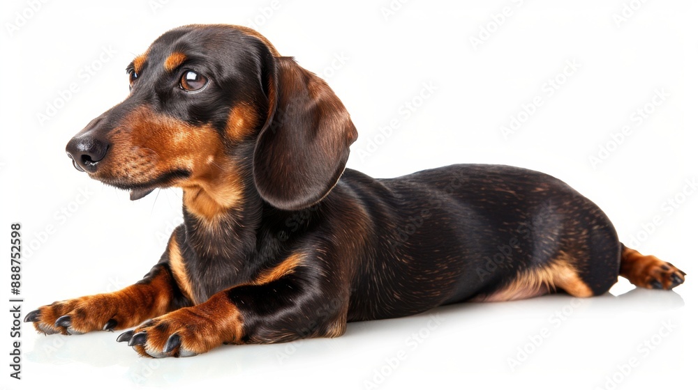 Dachshund: Known for their long bodies and short legs, they're curious and lively, originally bred for hunting. A spirited breed full of charm and courage.
Dachshund: Known for their long bodies and short legs, they're curious and lively, originally bred for hunting. A spirited breed full of charm and courage.