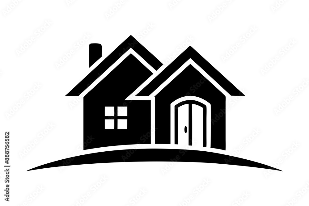 Fototapeta premium Home vector icon illustration