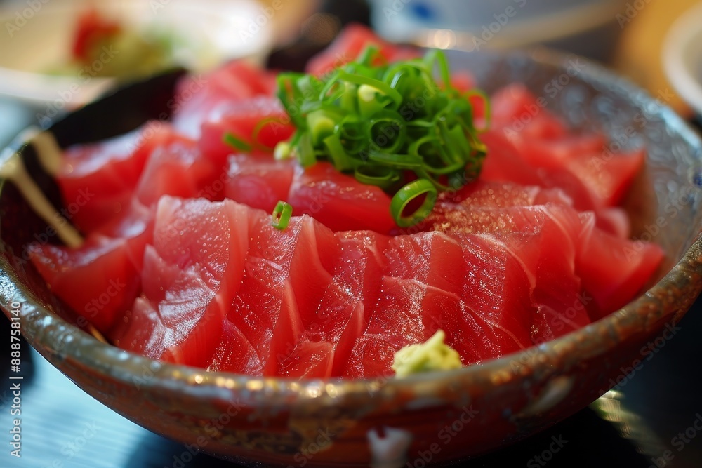 Red tuna dish