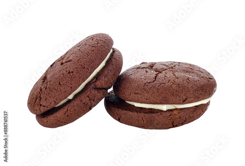 Chocolate whoopie pie transparent png