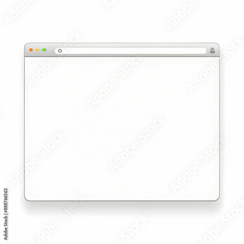 Opened browser window template. Past your content into it