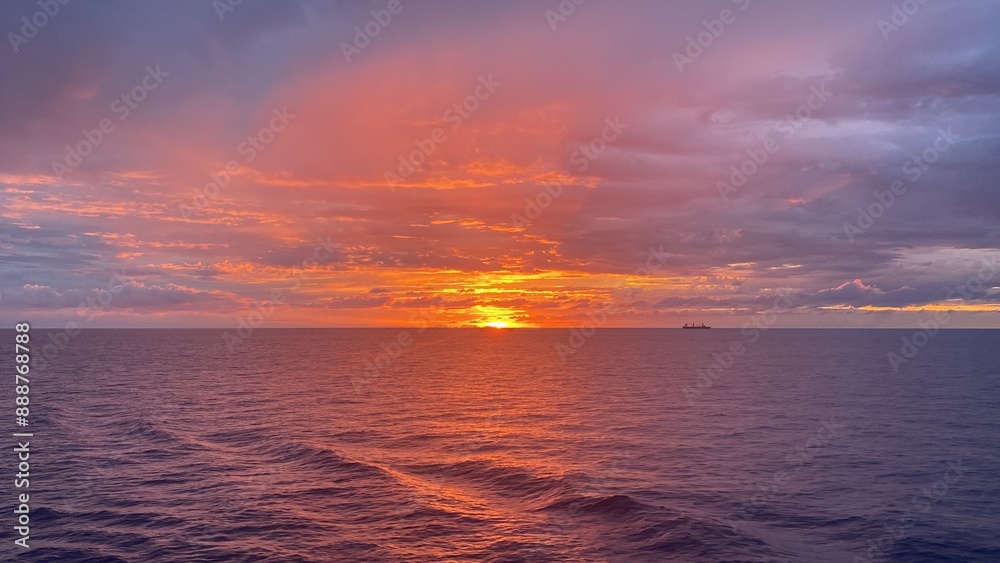 Fototapeta premium 夕焼けの海