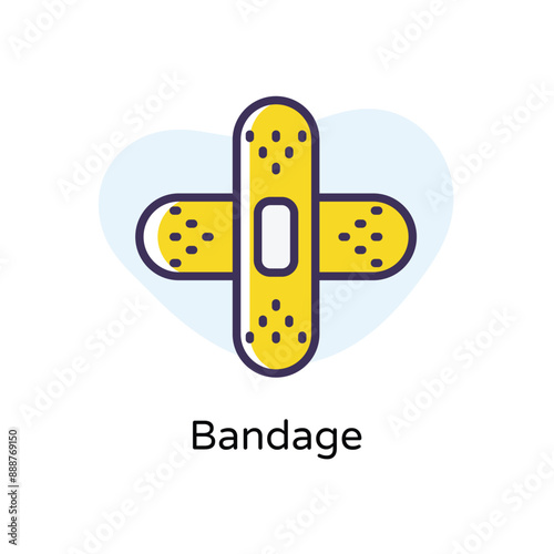 Bandage vector icon