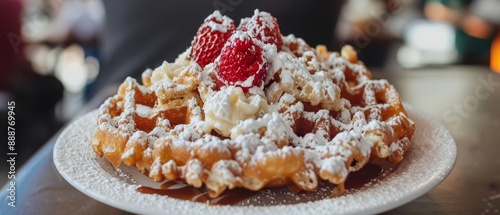 tasty funnel cake photo