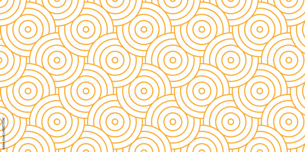 Vector overlapping Pattern Minimal diamond geometric brown and yellow waves abstract wave line. seamless tile stripe overlap creative retro circle line fabric pattern white background. Vector overlapping Pattern Minimal diamond geometric brown and yellow waves abstract wave line. seamless tile stripe overlap creative retro circle line fabric pattern white background.