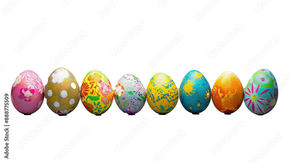 PNG Image of Colorful Easter Egg