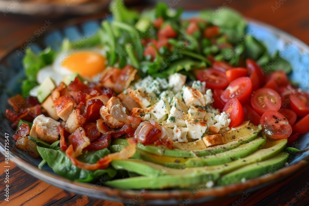 Tasty salad made with organic ingredients Tasty salad made with organic ingredients