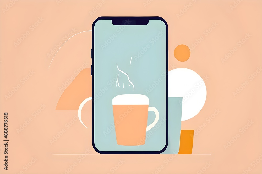 abstract illustration wallpaper symbolizing the essence of mobile working abstract illustration wallpaper symbolizing the essence of mobile working